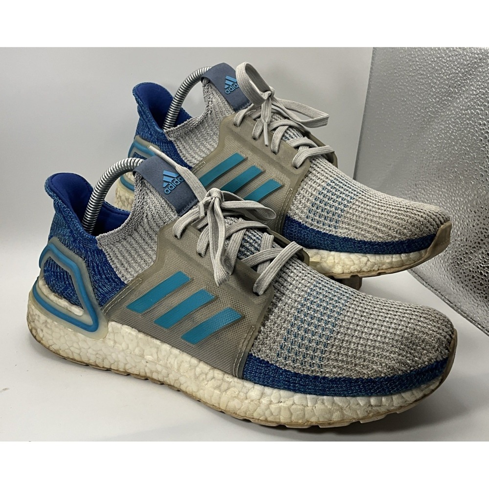 Adidas Ultra Boost Mens Shoes Blue Grey Size 9.5